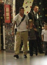David und Victoria Beckham auf dem Weg zur Windsor-Hochzeit