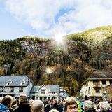 Endlich Sonne für Rjukan
