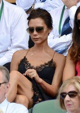 Victoria Beckham:  Negligé bei Wimbledon