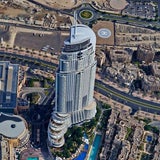 Foto vom 360-Grad-Panorama vom Burj Khalifa