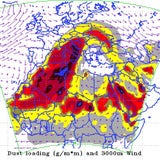 So zieht die Saharawolke über Österreich