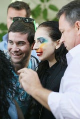 Lady Gaga im erschreckenden Clowns Kostüm
