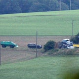 Panzer stürmen Hof des Wilderers