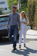 Shakria & Gerard Pique turteln in Barcelona
