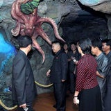 Kim Jong-un: Mit Frau und Krake im Park