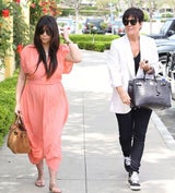 Kim Kardashian als Pfirsich