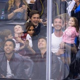 Beckhams: Familienausflug zum Eishockey