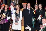 Die monegassischen Royals haben Spaß bei Zirkusfest