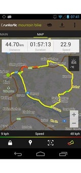 Runtastic-App Mountain Bike Pro