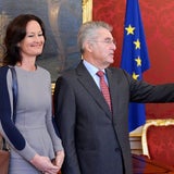 Präsident Fischer empfängt Eva Glawischnig