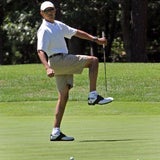 Hier entspannt sich Barack Obama