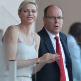 Charlène & Albert bei den "Herculis Athletics"