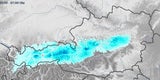 Schnee und Regen in Österreich