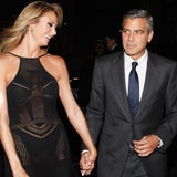 George Clooney & Stacy Keibler: Ihr erster Paarlauf