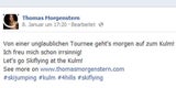 Morgenstern geht es besser