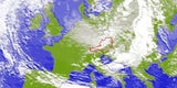 Schnee und Regen in Österreich