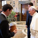 Messi zu Besuch beim Papst