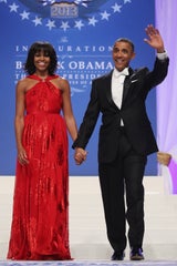 Michelle Obama: Lady in Red
