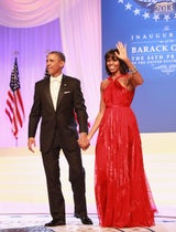 Michelle Obama: Lady in Red