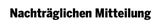 In eigener Sache