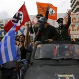 Hass-Proteste in Athen bei Merkel-Besuch