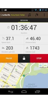 Runtastic-App Mountain Bike Pro