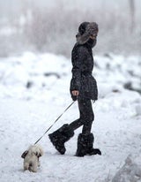 Olivia Palermo trotzt Schnee und Kälte