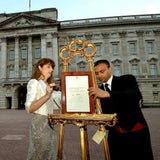 Jubel vor dem Buckingham Palace