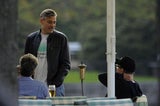 George Clooney & Matt Damon: Arbeit & Party in Berlin