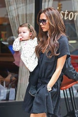 Victoria Beckham mit Harper Seven in New York