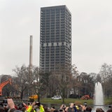 Frankfurt: 116 Meter- Hochhaus gesprengt
