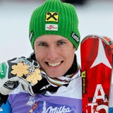 Marcel Hirscher mit Medaille(n)