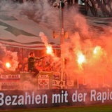 Rapid-Ultras feierten 25. Geburtstag