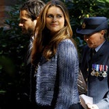 Prinzessin Madeleine strahlt