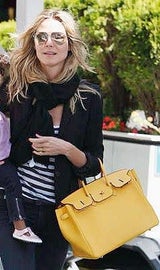 Stars lieben gelbe Bags