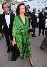Platz 7:  Bianca Jagger in  Cavalli