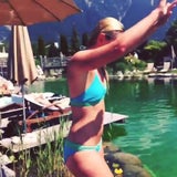 Lindsey Vonn genießt Sonnentag in Österreich