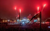 Rolling Stones traten erstmals in Glastonbury auf