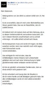 Jan Ullrich: Betrunkener Horror-Crash
