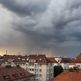 Blitz und Donner über Wien