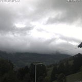 Gewitter ziehen in Vorarlberg auf