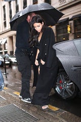 Kim Kardashian sexy bei Abendessen mit Familie