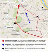 Demo-Mittwoch legt Wiener City lahm
