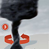 So entsteht ein Tornado