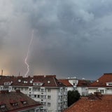 Blitz und Donner über Wien