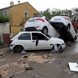 Schwere Unwetter in Südfrankreich
