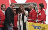 Ankunft der Life Ball-Stargäste am Flughafen Wien