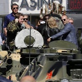 Arnold SCHWARZENEGGER Sylvester STALLONE Harrison FORD Dolph LUNDGREN Panzer Cannes