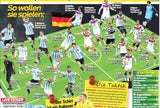 So wollen die Teams heute spielen