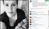 Alyssa Milano beim Stillen